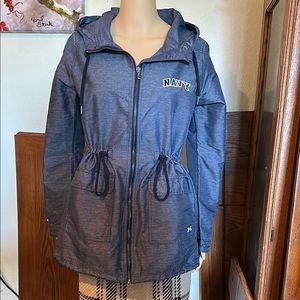 Under Armour Women's Navy Blue Rain/Storm Jacket